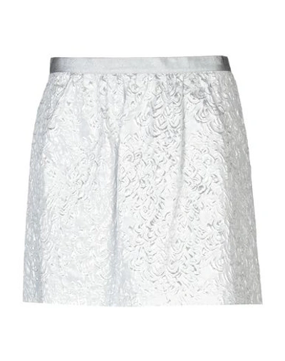 Pinko Mini Skirts In Silver