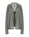 Rick Owens Cardigan In Military Green