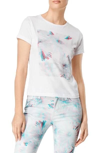 J Brand 811 Floral 3d Graphic Cotton Tee In 3d Odyssey