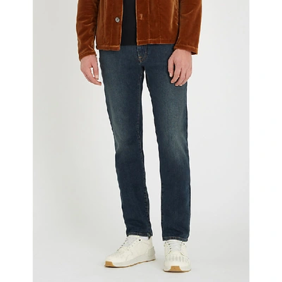 Etro Regular-fit Straight Stretch-denim Jeans In Blue