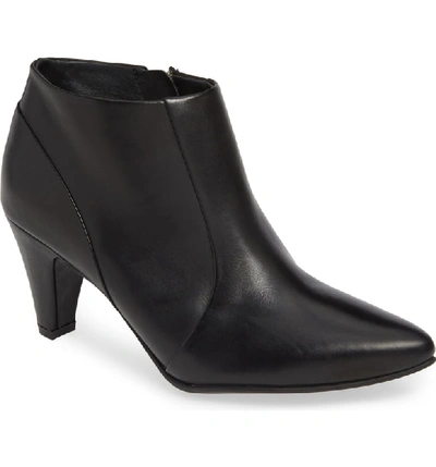 Paul Green Women's Teddy High-heel Booties In Black Leather