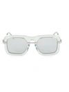 Calvin Klein Modern 53mm Rectangle Sunglasses In Crystal