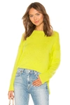 Theory Karenia Cashmere Sweater In Citronella