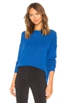 Theory Karenia Cashmere Knit Top In Royal Blue