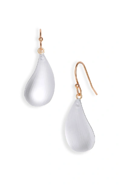 Alexis Bittar 'lucite - Dewdrop' Earrings In Silver