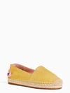 Kate Spade Grayson Espadrille Flats In Roasted Maize
