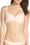 Negative Underwear Moire Bralette In Peach