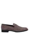 Doucal's Loafers In Dove Grey