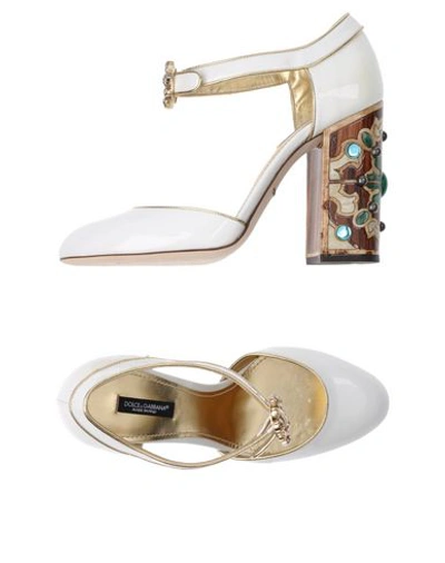 Dolce & Gabbana 高跟鞋 In White