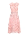 Forever Unique Midi Dresses In Pink