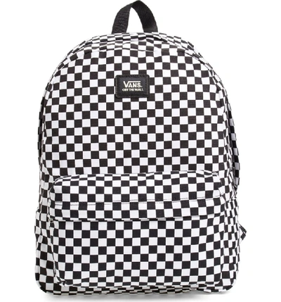 Vans 'old Skool Ii' Backpack - Black In Black/ White Check | ModeSens