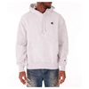 Champion Men's Reverse Weave Flock Hoodie In White