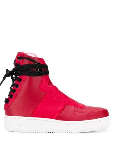Nike Women's Air Force 1 Rebel Xx Casual Shoes, Red - Size 9.0