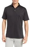 Peter Millar Sean Regular Fit Stretch Jersey Polo In Black