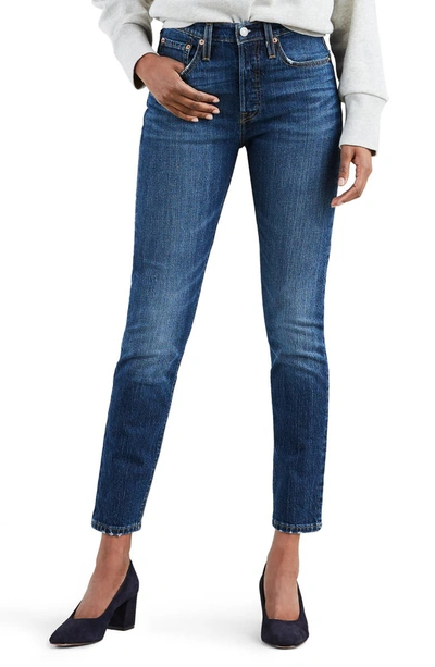 Levi's 501 High Waist Ankle Skinny Jeans In Neat Freak | ModeSens