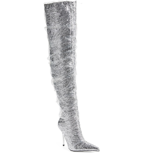 jeffrey campbell silver shoes
