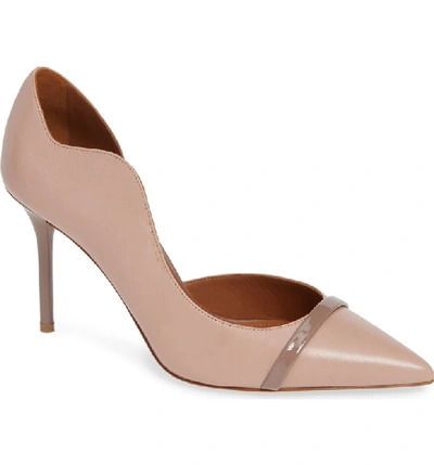 Malone Souliers By Roy Luwolt Morrissey Wave Asymmetrical Pump In Dove Pink