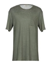 Mc2 Saint Barth T-shirts In Military Green