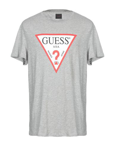 Guess T-shirts In Grey | ModeSens