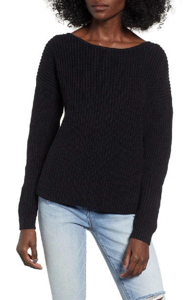 Roxy Bridge Sweater In True Black