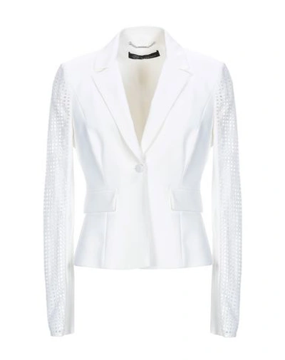 Versace Suit Jackets In White