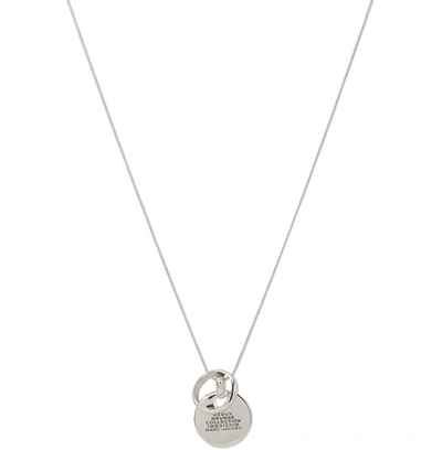 Marc Jacobs Redux Grunge Pendant In Silver