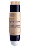 By Terry Women's Nude-expert Duo Stick Foundation & Highlighter In 10- Golden Sand