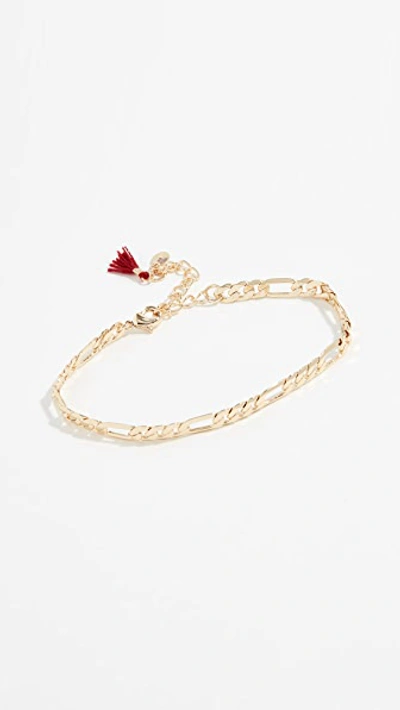 Shashi London Calling Bracelet In Gold