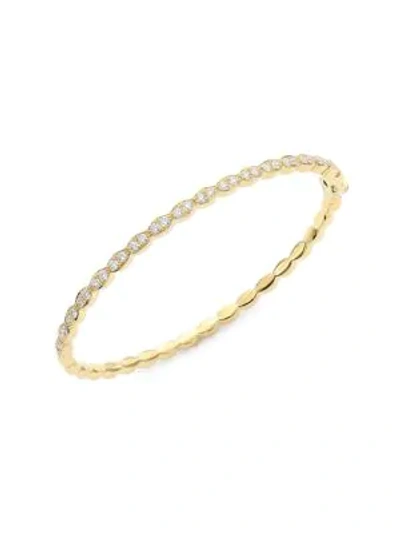Hearts On Fire Lorelei 18k Yellow Gold & Diamond Bangle Bracelet