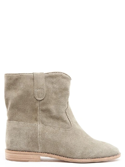 Isabel Marant Crisi Ankle Boots In Beige