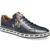 Bally Men's Anistern 16 Leather Low-top Sneakers In Ink Blue