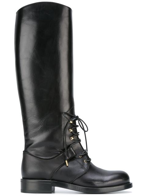 alexander mcqueen lace up boot