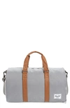 Herschel Supply Co Novel Canvas Duffle Bag - Grey In Grey/ Tan