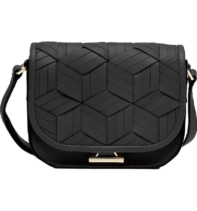 Welden Mini Summit Leather Crossbody Bag - Black