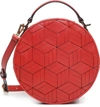 Welden Meridian Leather Crossbody Bag - Red In Dark Red