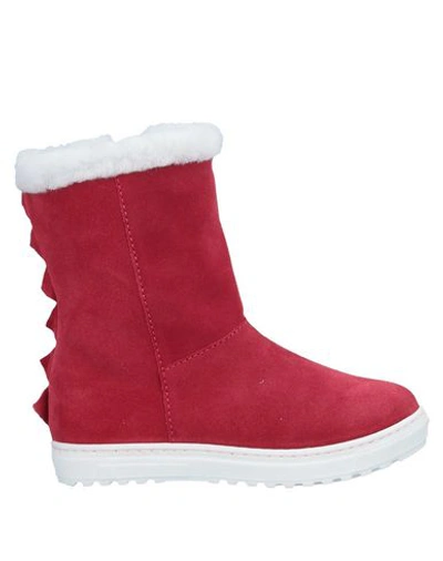 Il Gufo Ankle Boot In Red