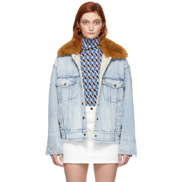 levis fur denim jacket womens