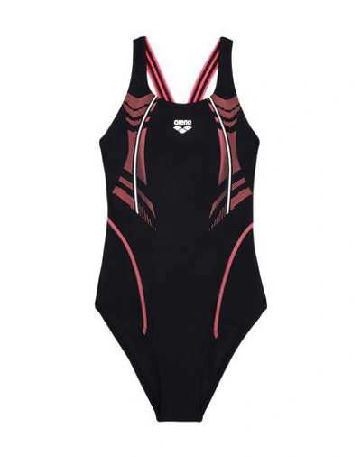 Arena One-piece Swimsuits In Black