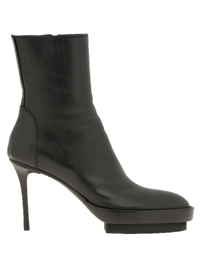 Ann Demeulemeester Ankle Boots In Black