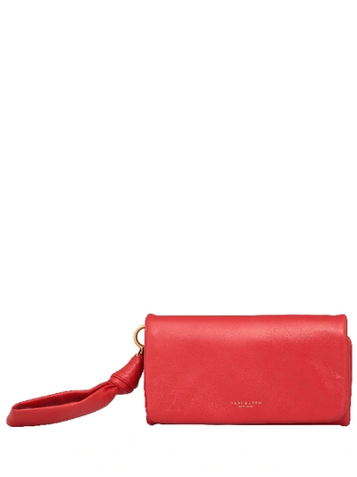 Tory Burch Beau Wristlet Wallet In Brilliant Red | ModeSens