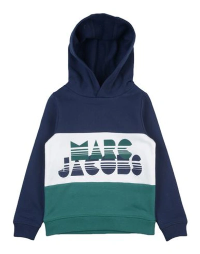 Little Marc Jacobs Sweatshirt In Dark Blue
