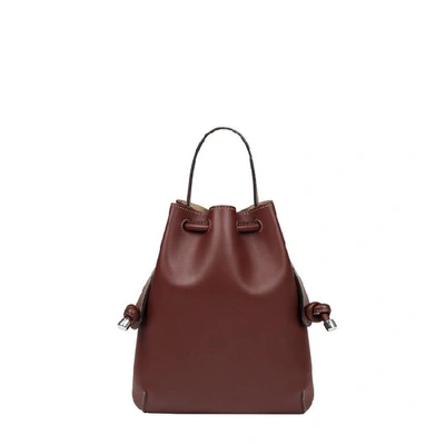 Meli Melo Briony Mini Backpack Argan Brown Leather Bag For Women