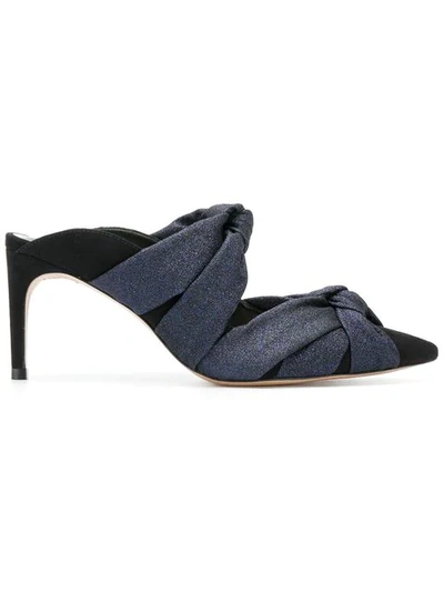 Sophia Webster Violette Mil Mule In Blue Scuro