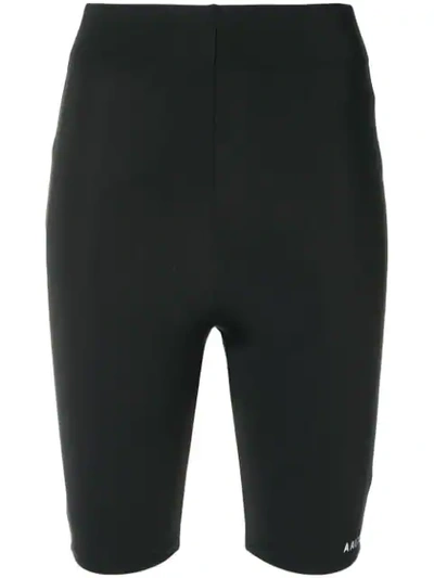 Aalto Stretch Jersey Biker Shorts In Black