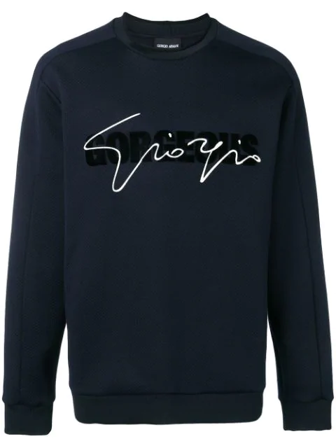 giorgio armani sweatshirt