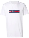 Moncler Logo-print Cotton-jersey T-shirt In White