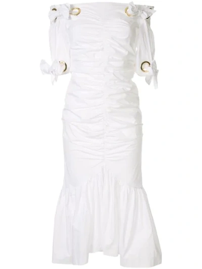 Alice Mccall Everything Cotton Midi Dress In White