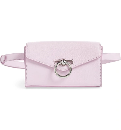 Rebecca Minkoff Jean Smooth Leather Belt Bag In Light Orchid