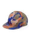 Valentino Garavani Camouart Baseball Cap In Blue Orange