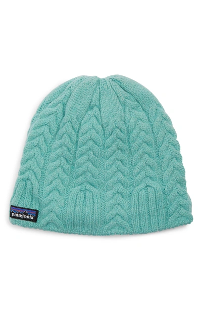 Patagonia Cable Beanie - Green In Vjosa Green